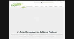 Desktop Screenshot of pennyauctionexpress.com